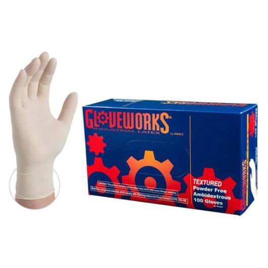 GLOVEWORKS POWDER FREE LATEX GLOVES - Pure n Tru Beauty Supply