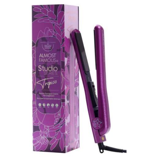 ALMOST FAMOUS STUDIO SERIES TROPICO FLAT IRON AZALEA PURPLE - Pure n Tru Beauty Supply