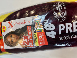 2X X Pression 48" - Pre Stretched Braiding Hair - Pure n Tru Beauty Supply