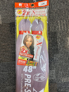 2X X Pression 48" - Pre Stretched Braiding Hair - Pure n Tru Beauty Supply