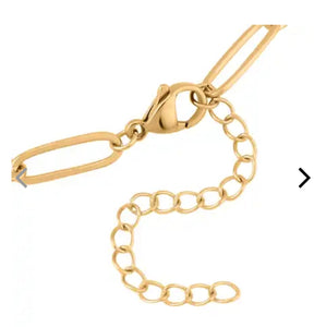Tiger’s Eye paperclip Necklace - Pure n Tru Beauty Supply