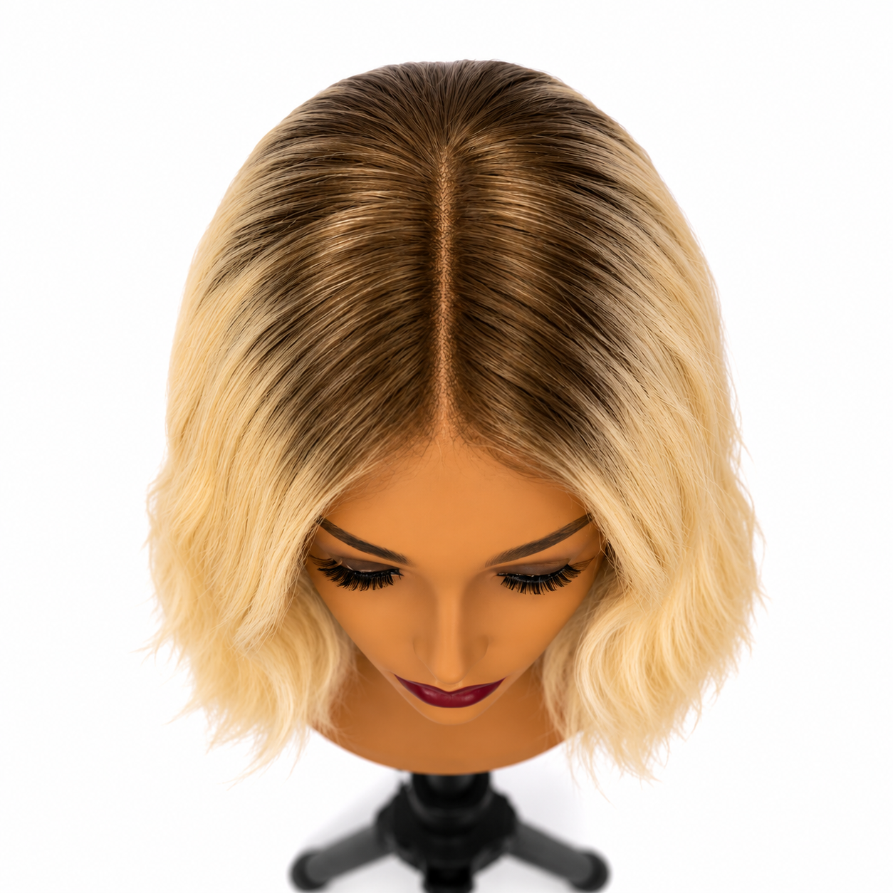 Honey Lime - Darlyn T-Part 100% Human Hair Wig