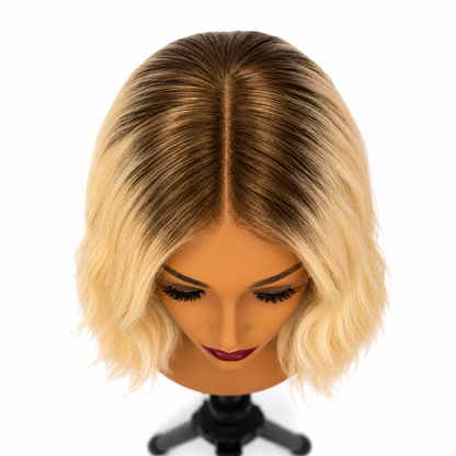 Honey Lime - Darlyn T-Part 100% Human Hair Wig