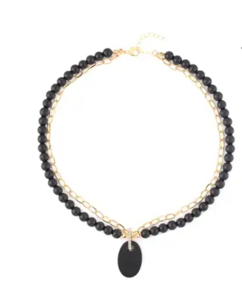 JT Black Obsidian Necklace - Pure n Tru Beauty Supply