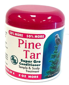 BB PINE TAR SUPER GRO CONDITIONER TEMPLE AND SCALP TREATMENT