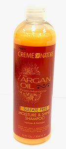 CREME OF NATURE ARGAN OIL FROM MOROCCO MOISTURE & SHINE SHAMPOO