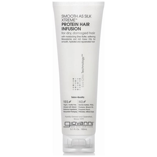 GIOVANNI SMOOTH AS SILK XTREME PROTEIN HAIR INFUSION - Pure n Tru Beauty Supply