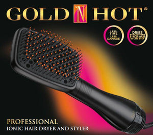 GOLD N HOT PROFESSIONAL IONIC HAIR DRYER AND STYLER