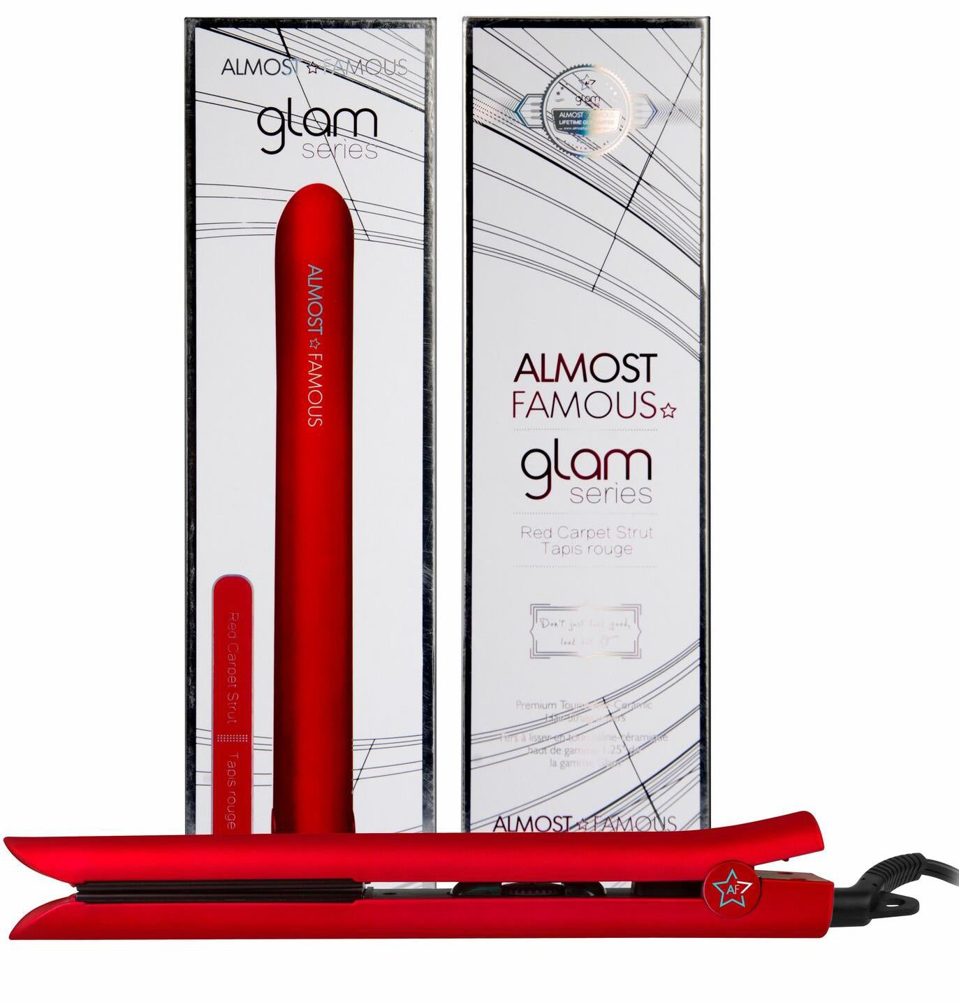 ALMOST FAMOUS GLAM SERIES FLAT IRON RED CARPET STRUT