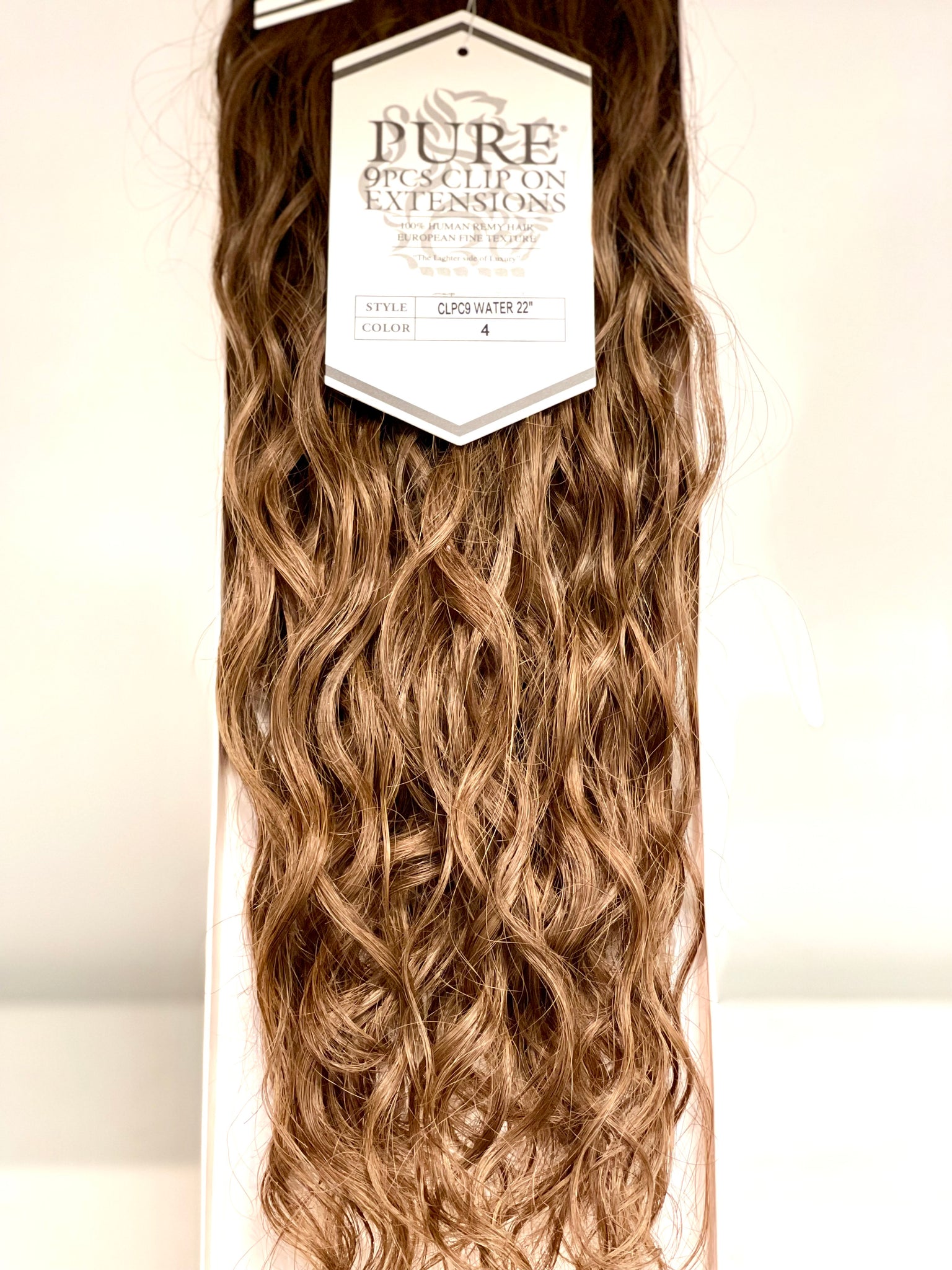 Hair Couture Pure 9PCS Clip On Extensions - Water 22"