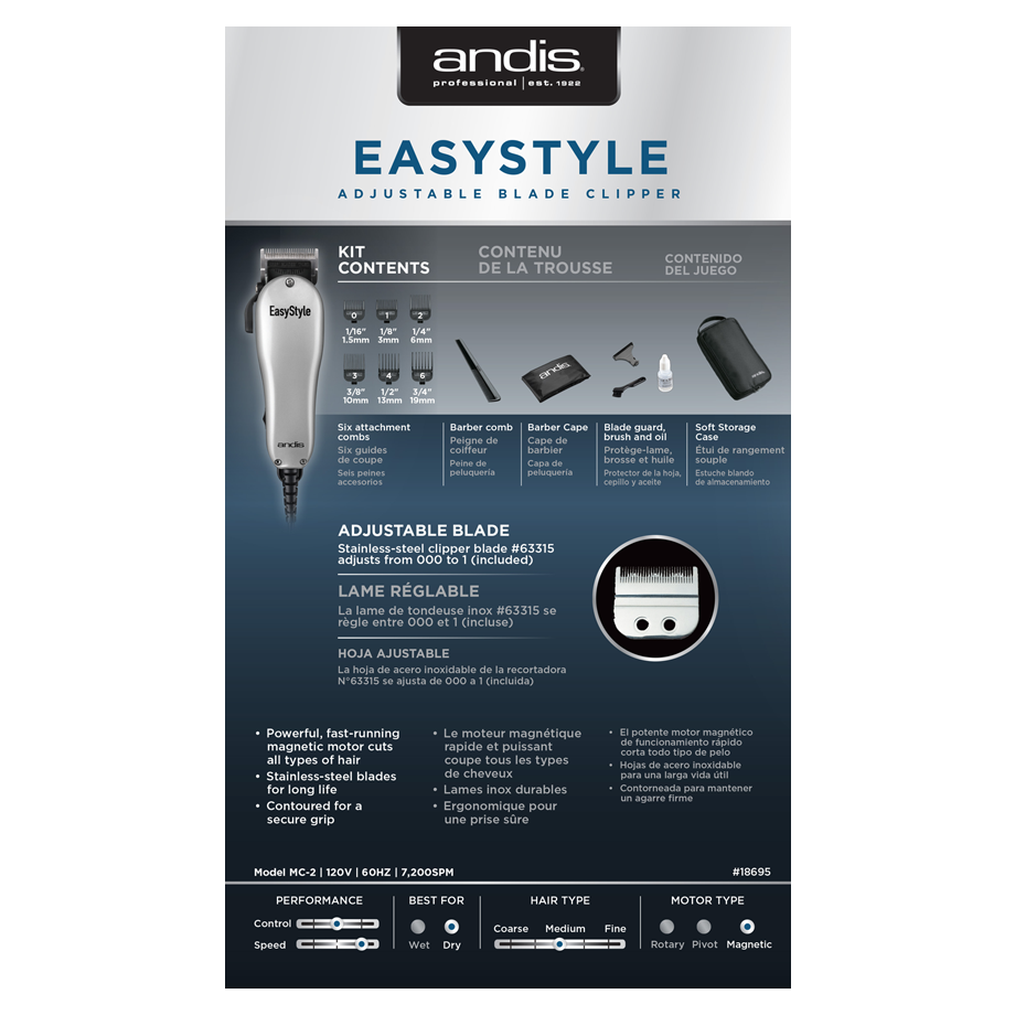 Andis Easystyle Adjustable Blade Clipper