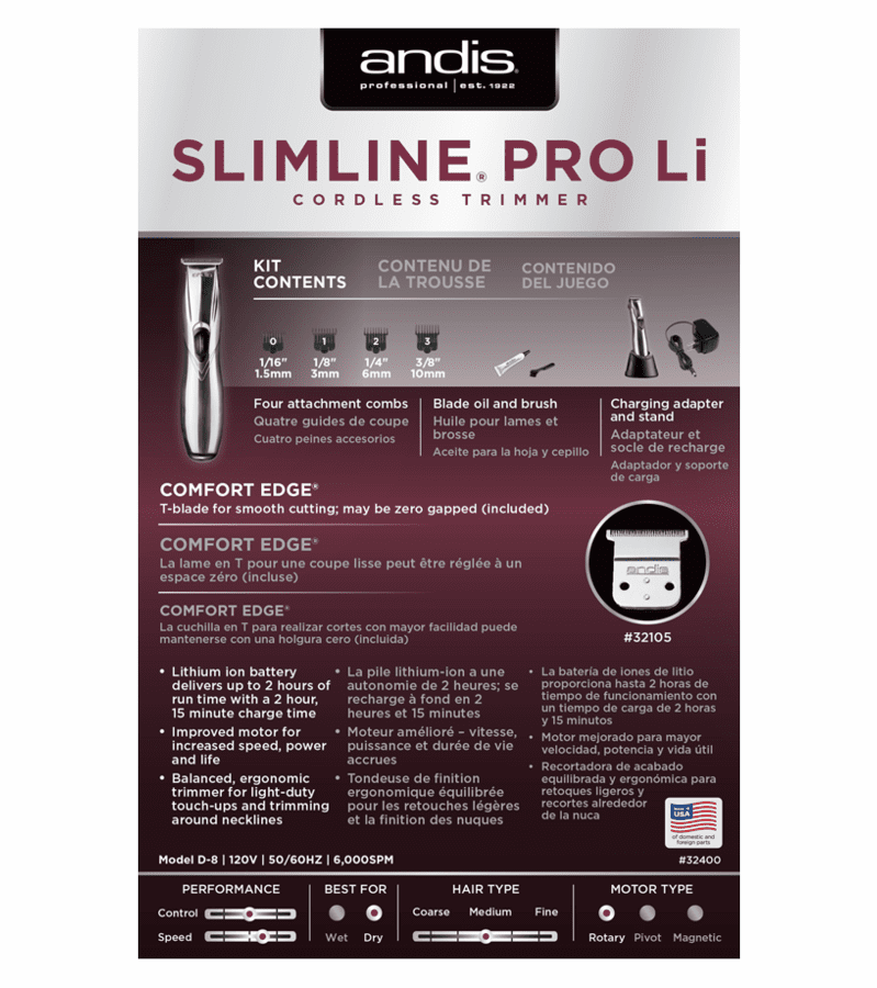 Andis Slimline Pro Li Cordless Trimmer