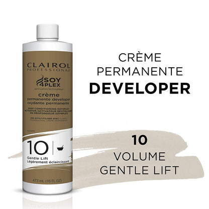 Clairol Professional 10 Crème Permanente 10 Developer, 16 oz - Pure n Tru Beauty Supply