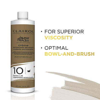 Clairol Professional 10 Crème Permanente 10 Developer, 16 oz - Pure n Tru Beauty Supply