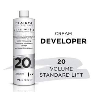 Clairol Professional Pure White 20 Crème Permanente 16 oz