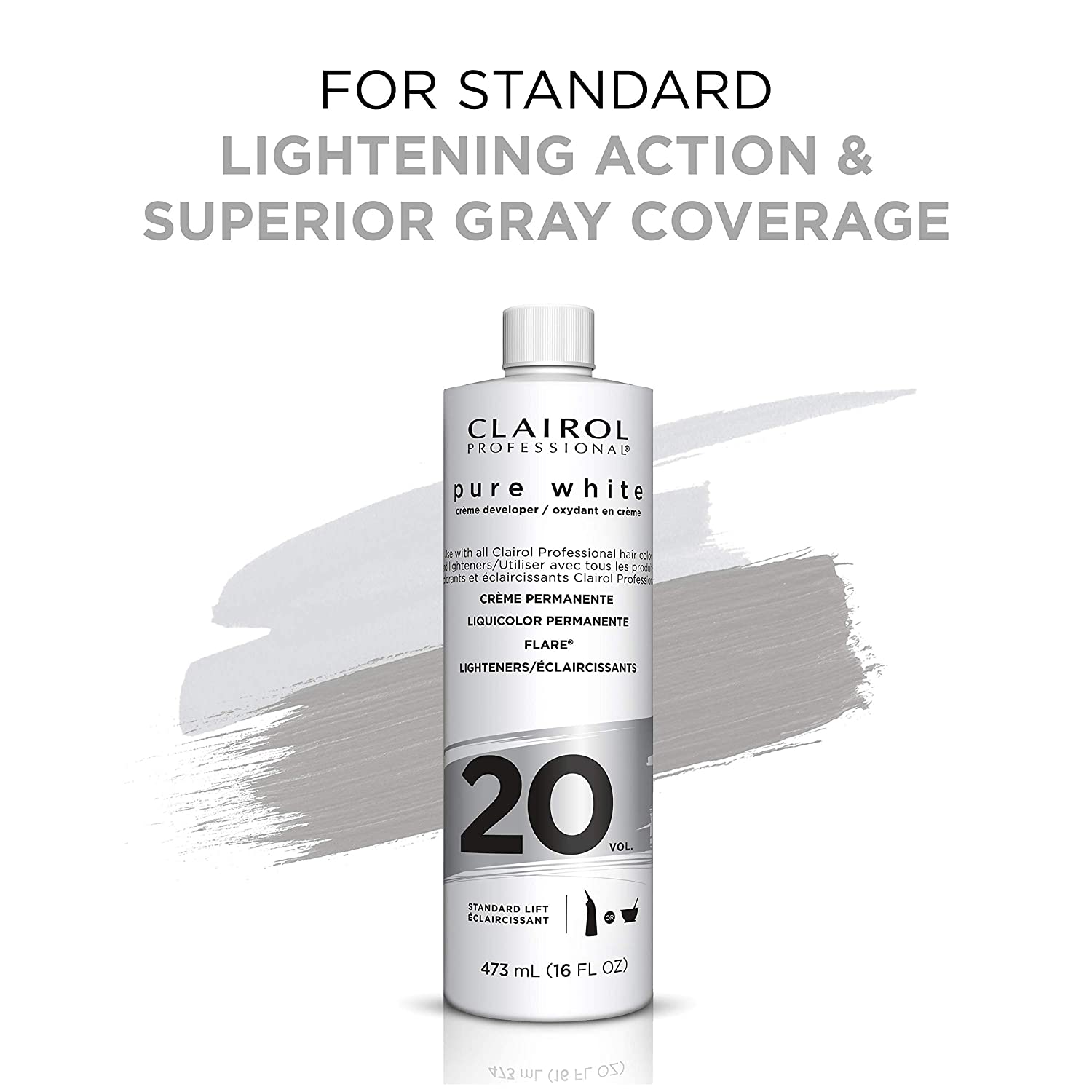 Clairol Professional Pure White 20 Crème Permanente 16 oz
