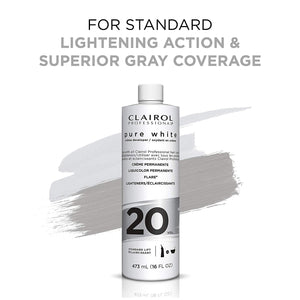 Clairol Professional Pure White 20 Crème Permanente 16 oz