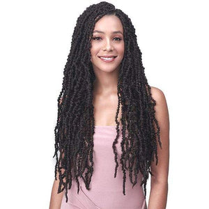 Bobbi Boss Butterfly Locs Pre-Loop Crochet Braid - NU LOCS DISTRESSED STYLE 24"