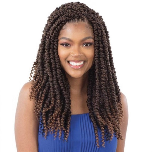 FreeTress Crochet Braids Pre-Looped 3X Large Passion Twist 14″