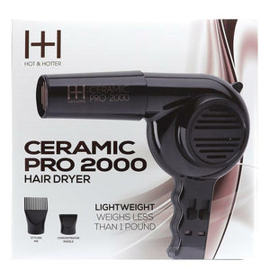 Hot & Hotter Ceramic PRO 2000 Hair Dryer