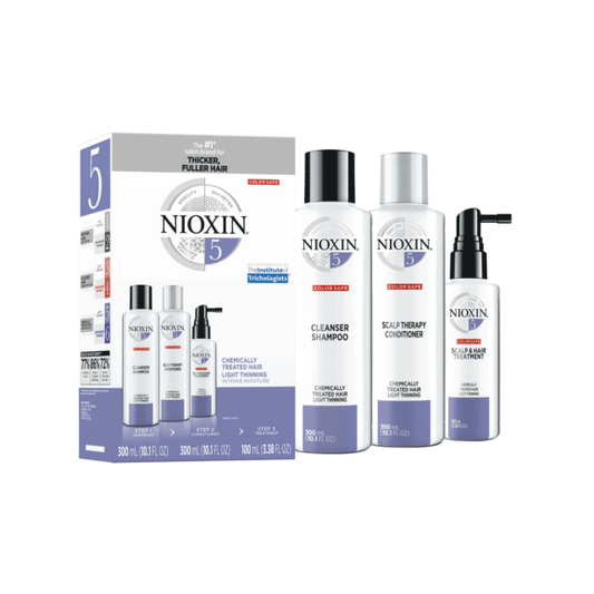 NIOXIN 5 for chemically treated hair with light thinning Intense Hydration - Pure n Tru Beauty Supply