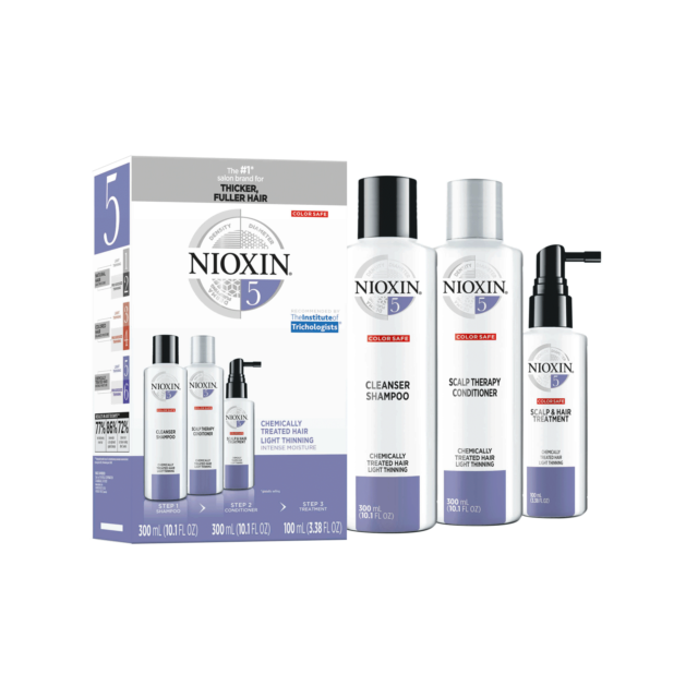 NIOXIN 5 for chemically treated hair with light thinning Intense Hydration