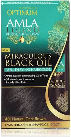 Optimum Amla Miraculous Black Oil Dull Defying Hair Color