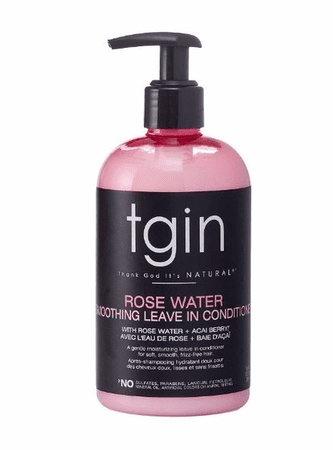Tgin Rose Water Smoothing Leave-In Conditioner 13 oz