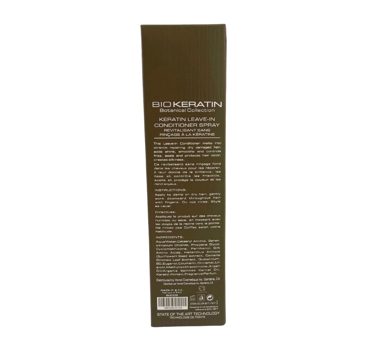 Biokeratin Botanical Collection Keratin Leave in Conditioner spray