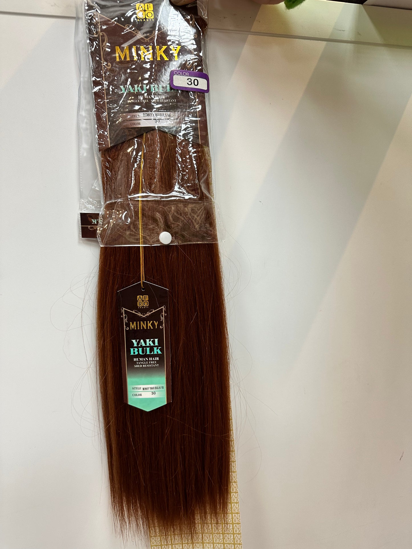 Minky Yaki Bulk Braiding 100% Human Hair