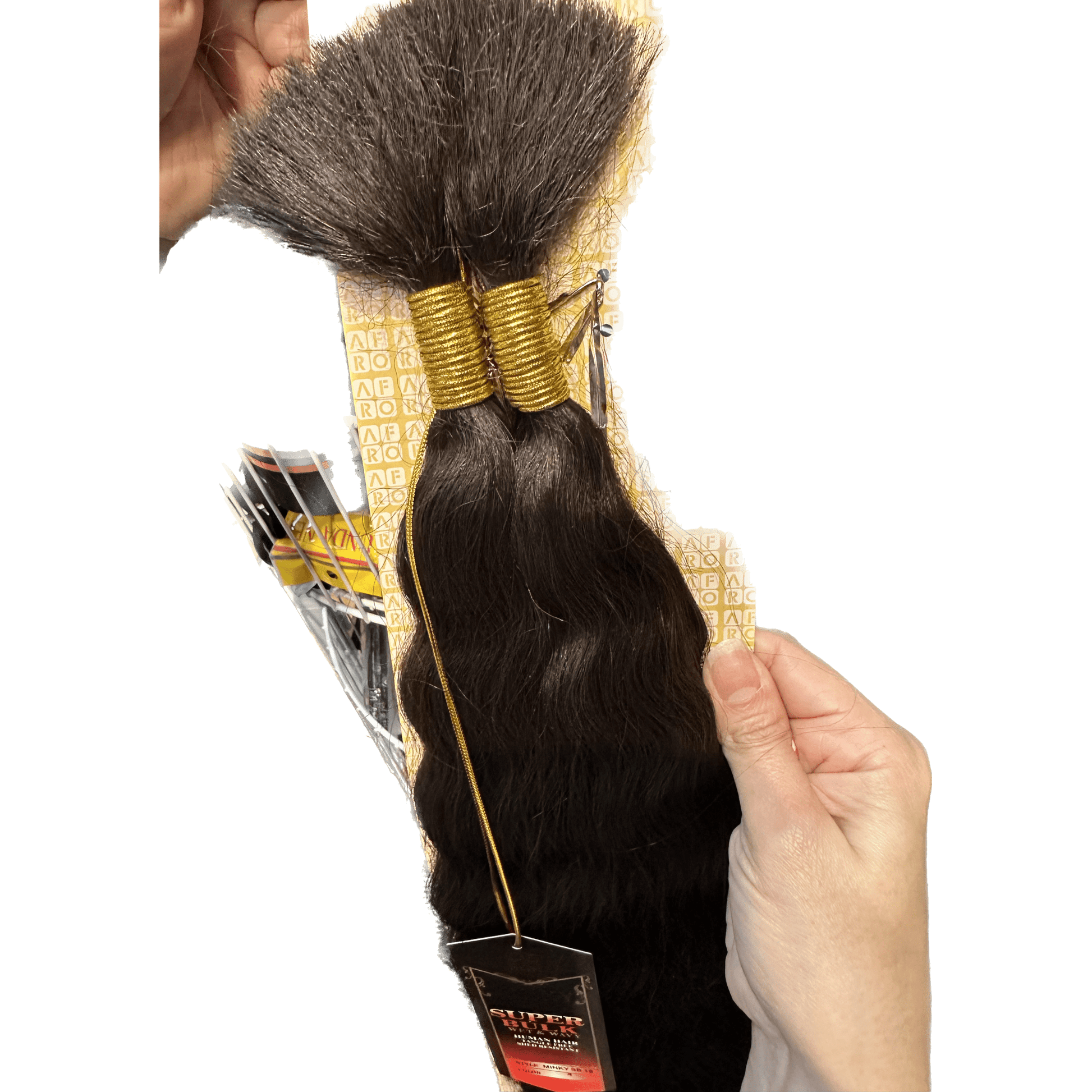 Minky Wet and Wavy Bulk Braiding Hair 100% Human Hair - Pure n Tru Beauty Supply