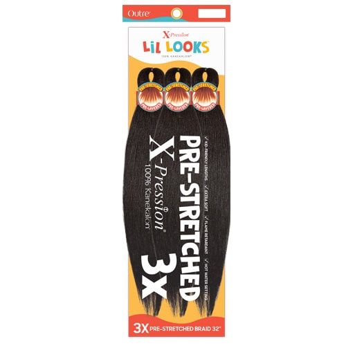 Outre Braids X - Pression Lil Looks 3X Pre - Stretched Braids 32" - Pure n Tru Beauty Supply