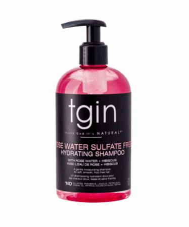 Tgin Rose Water Sulfate Free Hydrating Shampoo 13 oz